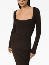 JERSEY MIDI DRESS