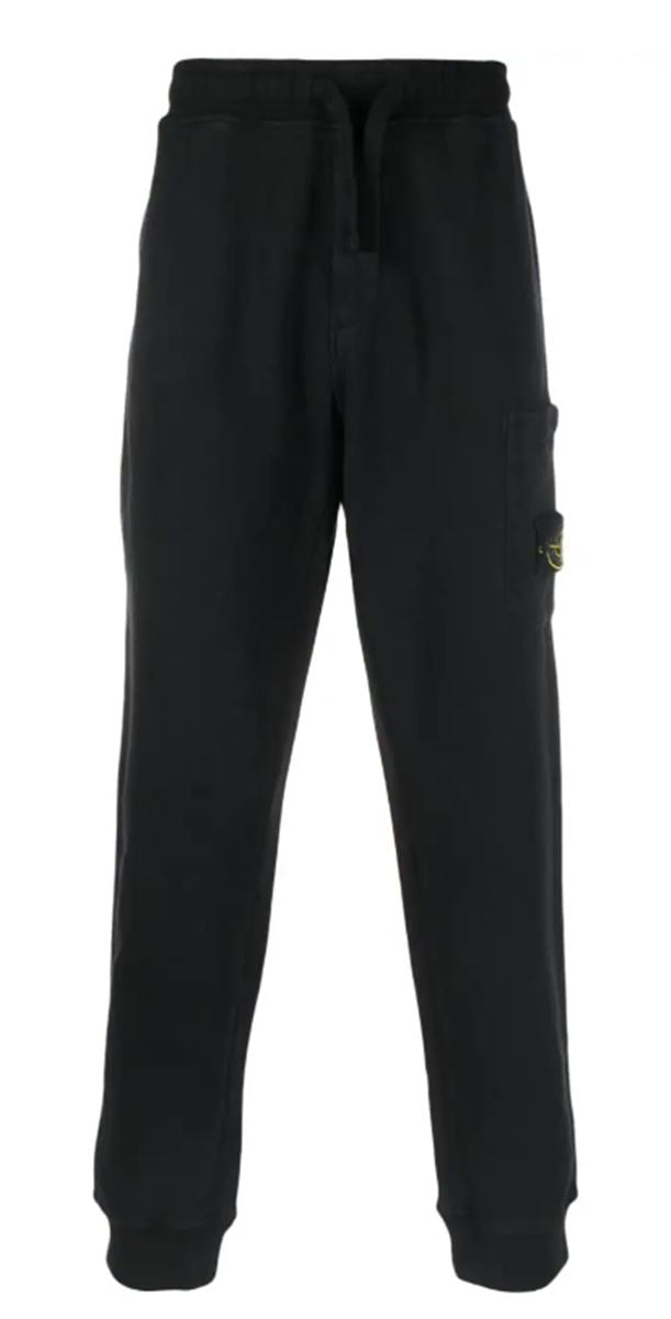 COMPASS PATCH COTTON TRACK PANTS