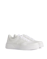 GG EMBOSSED LOW-TOP SNEAKERS