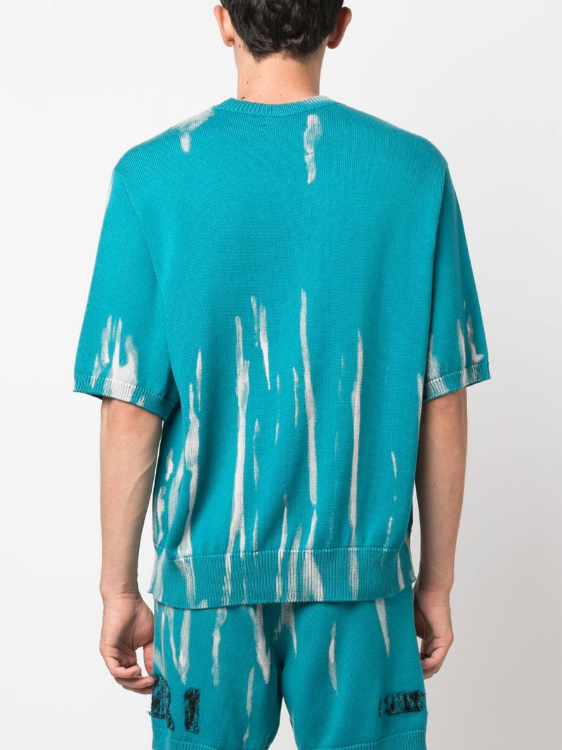 LOGO-EMBROIDERED KNITTED T-SHIRT