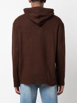 LOGO-EMBROIDERED DRAWSTRING HOODIE