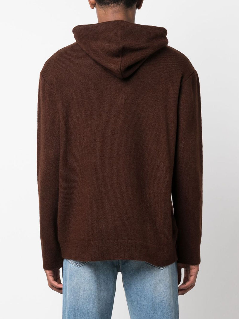 LOGO-EMBROIDERED DRAWSTRING HOODIE
