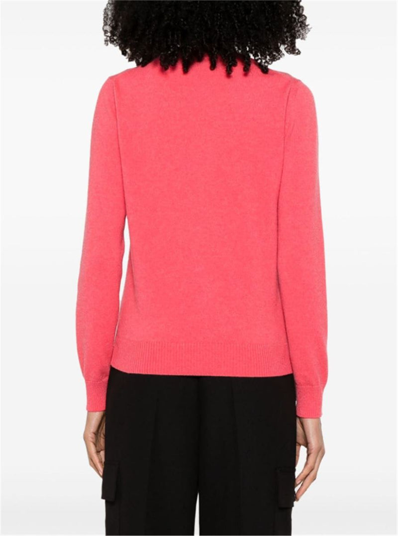 LOGO-EMBROIDERED CASHMERE CARDIGAN