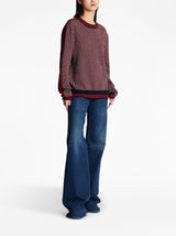 MONOGRAM CHECK-PATTERN JUMPER