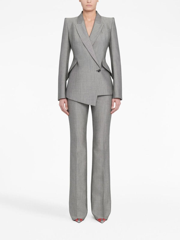 ASYMMETRIC SINGLE-BREASTED BLAZER