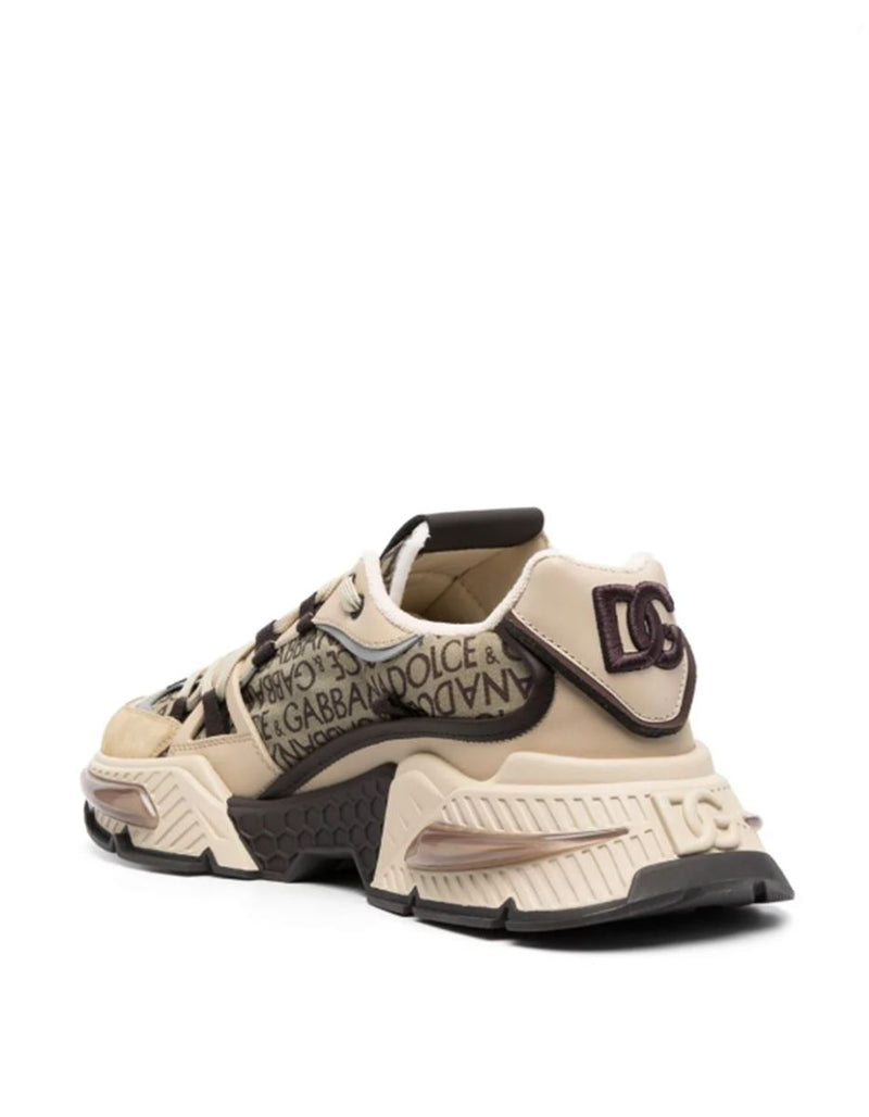NYLON AIRMASTER PANELLED LOW-TOP SNEAKERS