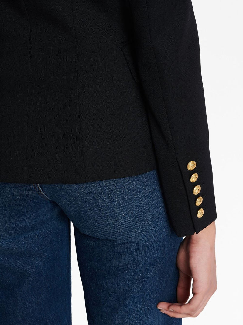 DOUBLE-BREASTED WOOL BLAZER