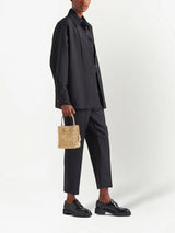 LOGO-PRINT STRAIGHT-LEG TROUSERS
