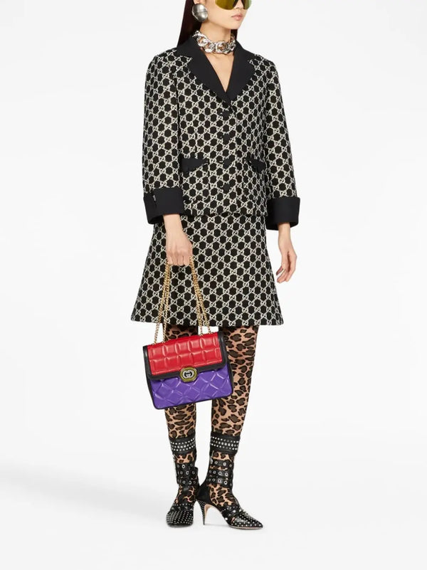 DOUBLE G A-LINE TWEED SKIRT
