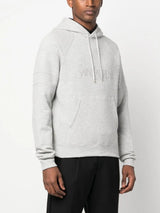 EMBROIDERED-LOGO COTTON HOODIE