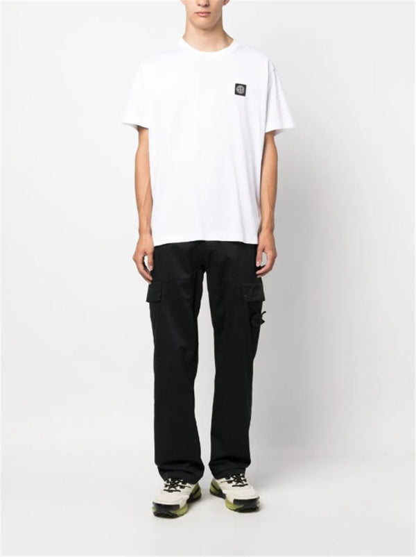 COMPASS-PATCH COTTON T-SHIRT