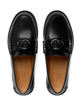 INTERLOCKING G LEATHER LOAFERS