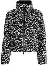 CHEETAH-PRINT PADDED PUFFER JACKET