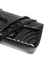SMALL GG MARMONT PATENT-LEATHER SHOULDER BAG