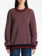 MONOGRAM CHECK-PATTERN JUMPER