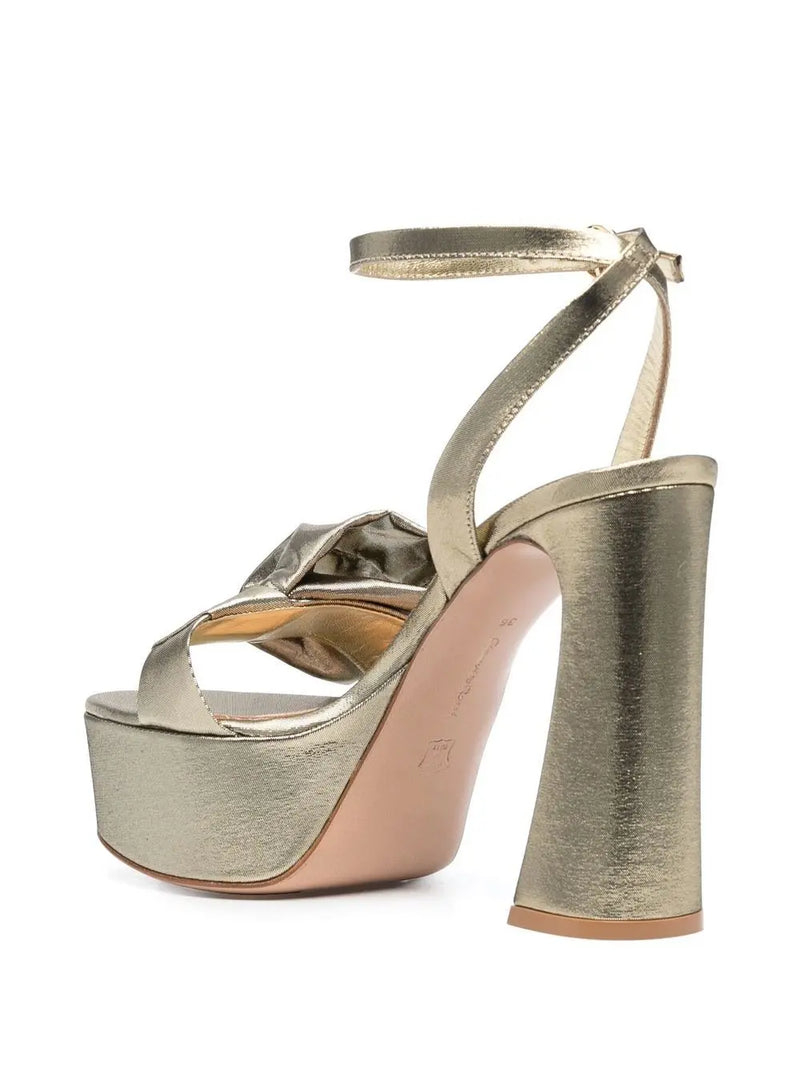 BOW-DETAIL 120MM SANDALS