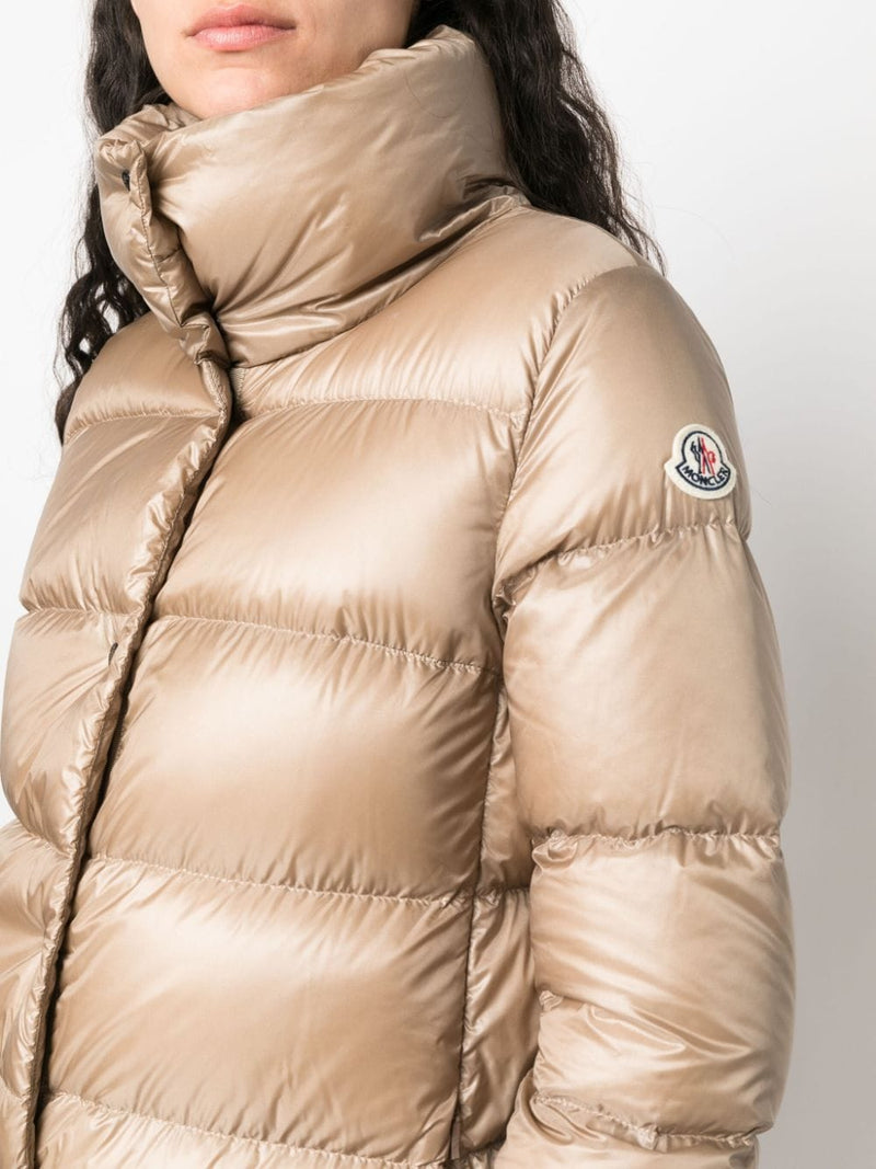 FUNNEL-NECK PADDED PUFFER JACKET