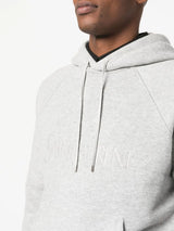 EMBROIDERED-LOGO COTTON HOODIE
