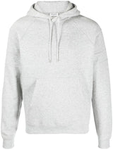 EMBROIDERED-LOGO COTTON HOODIE