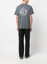 COMPASS LOGO-EMBROIDERED T-SHIRT