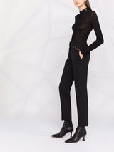 YSL RIBBED SILK JUMPER