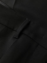 VIRGIN-WOOL CROPPED TROUSERS
