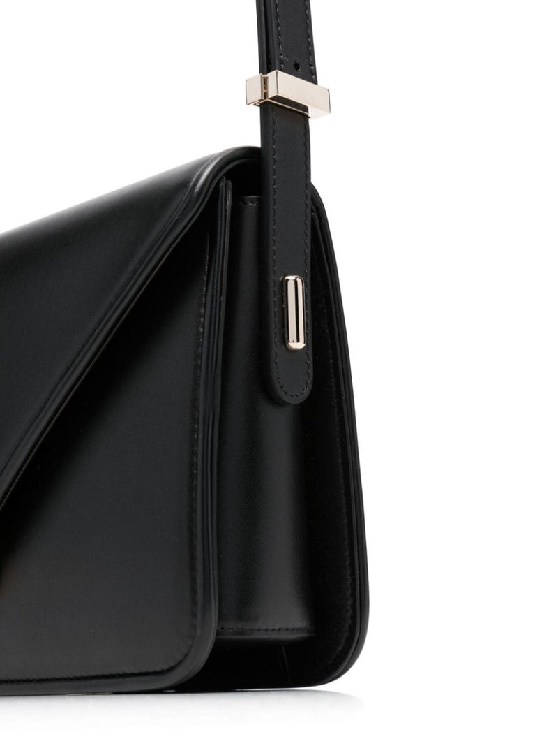 LETTER LEATHER CROSSBODY BAG