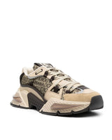 NYLON AIRMASTER PANELLED LOW-TOP SNEAKERS
