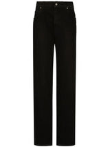 KIM DOLCE&AMP;GABBANA HIGH-RISE DROP-CROTCH BOYFRIEND JEANS