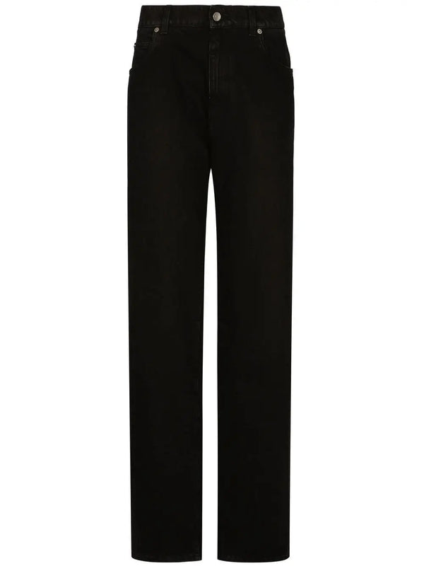 KIM DOLCE&AMP;GABBANA HIGH-RISE DROP-CROTCH BOYFRIEND JEANS
