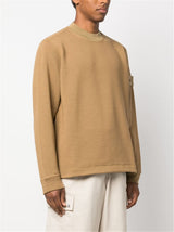 SIGNATURE COMPASS-MOTIF JERSEY SWEATSHIRT