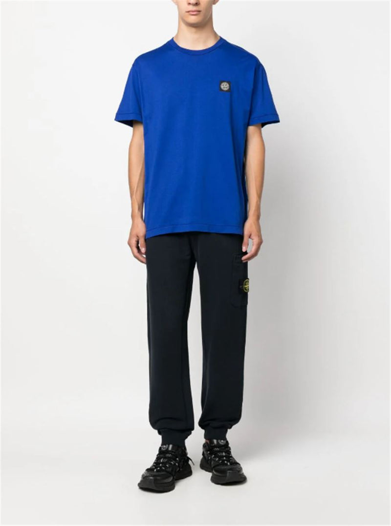 COMPASS PATCH COTTON TRACK PANTS