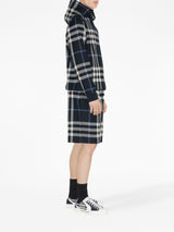 CHECK-PATTERN STRAIGHT-LEG SHORTS