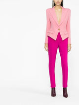 WIDE-LAPEL SLIM-FIT BLAZER