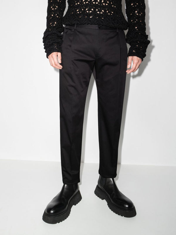 CROPPED TAPERED TROUSERS