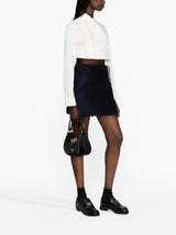 SCARF-STYLE CASHMERE MINISKIRT