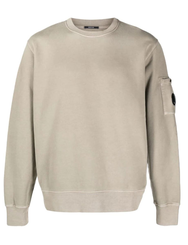 LOGO-PATCH COTTON SWEATSHIRT