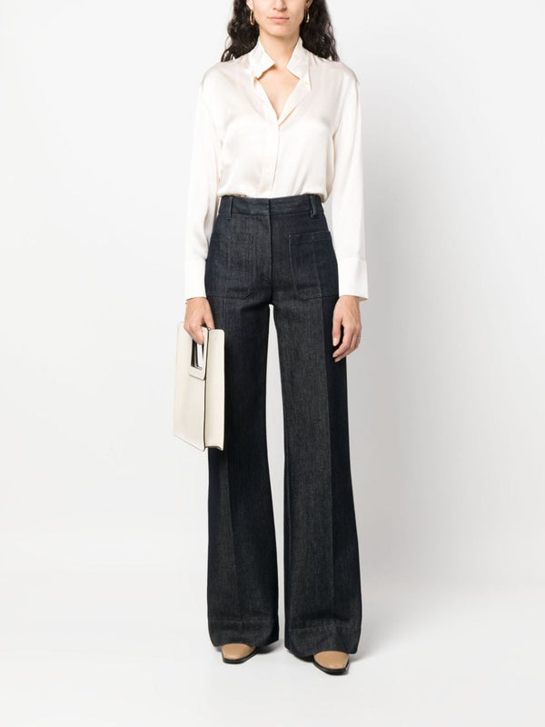 LONG-SLEEVED SILK SHIRT