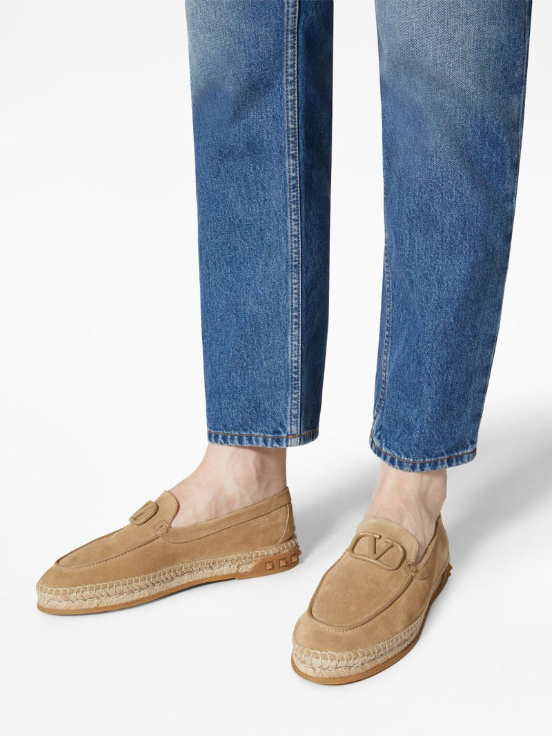 LEISURE FLOWS SUEDE ESPADRILLES