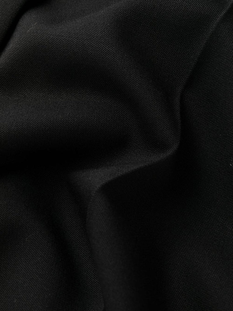VIRGIN-WOOL CROPPED TROUSERS
