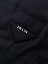 REAR LOGO-PRINT DETAIL TROUSERS