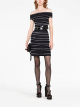 OFF-SHOULDER KNITTED MINIDRESS