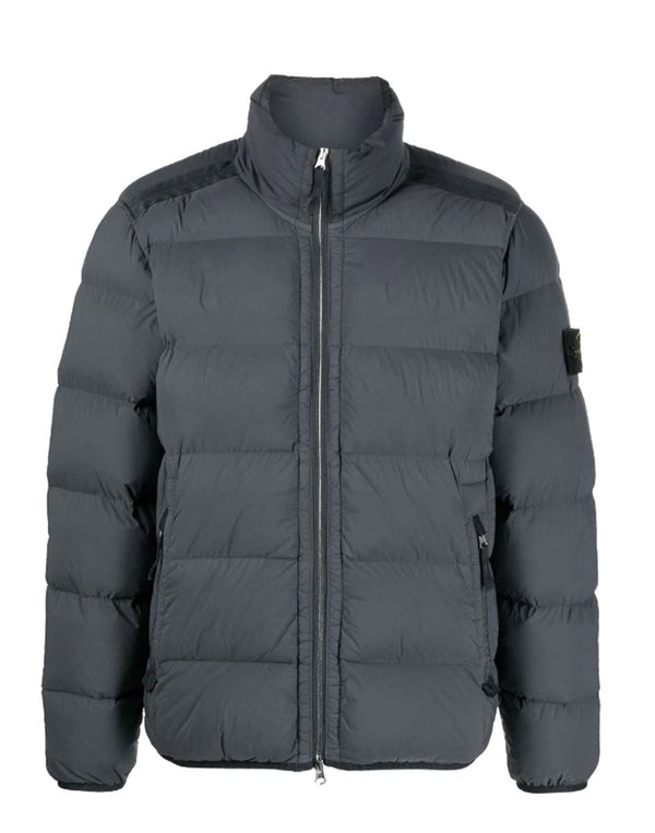 COMPASS-PATCH PADDED DOWN JACKET