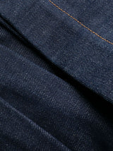 PLEATED WIDE-LEG JEANS