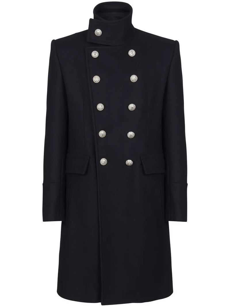 DOUBLE-BREASTED WOOL COATS