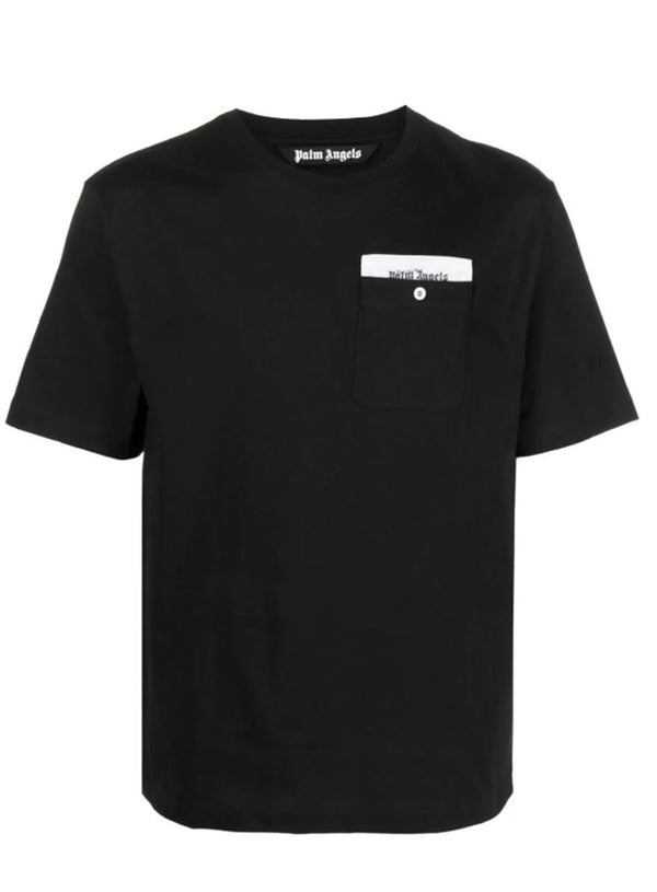 LOGO-TAPE COTTON T-SHIRT