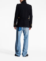 DOUBLE-BREASTED WOOL PEACOAT