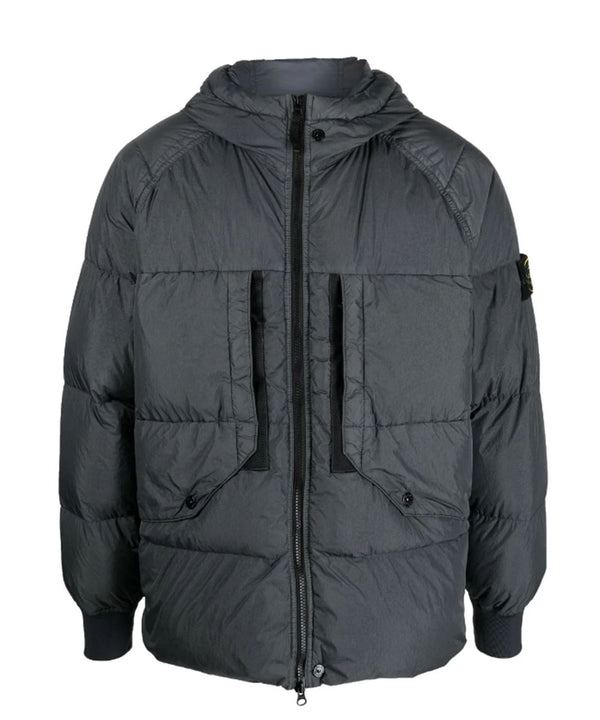 COMPASS-PATCH PUFFER JACKET
