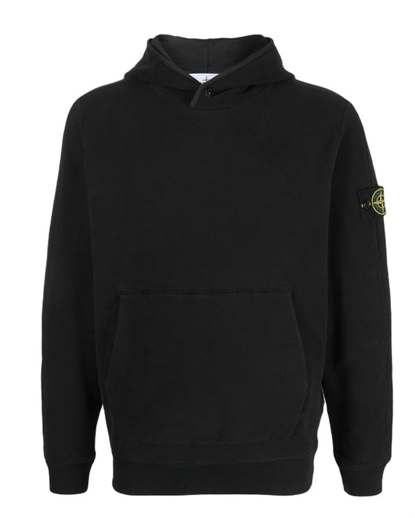 COMPASS-APPLIQUÉ COTTON HOODIE