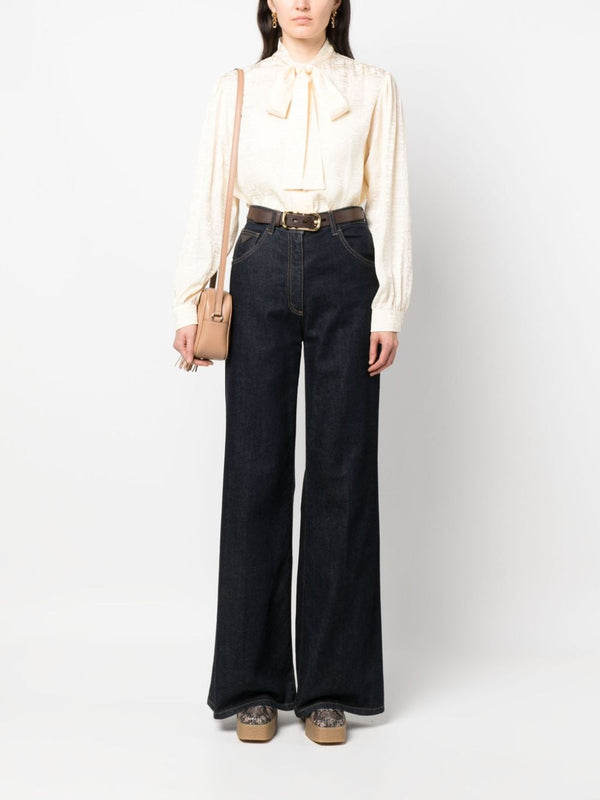 INTERLOCKING-G SILK SHIRT